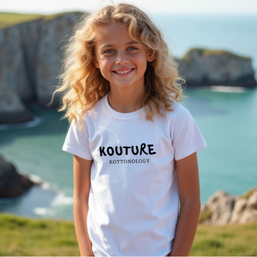 Girls White T-Shirt