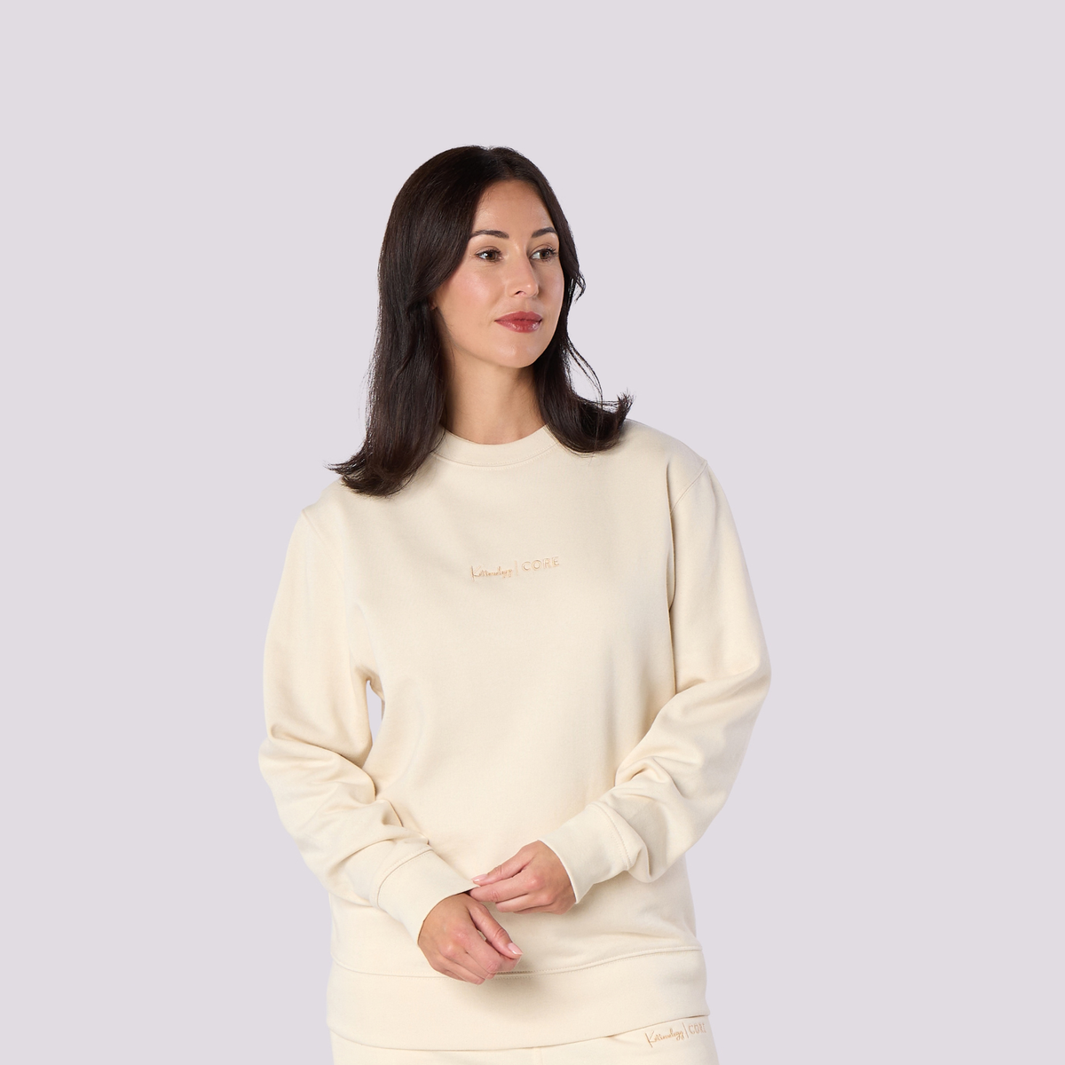 Women’s CORE Organic Cotton Sweatshirt – Natural Oat
