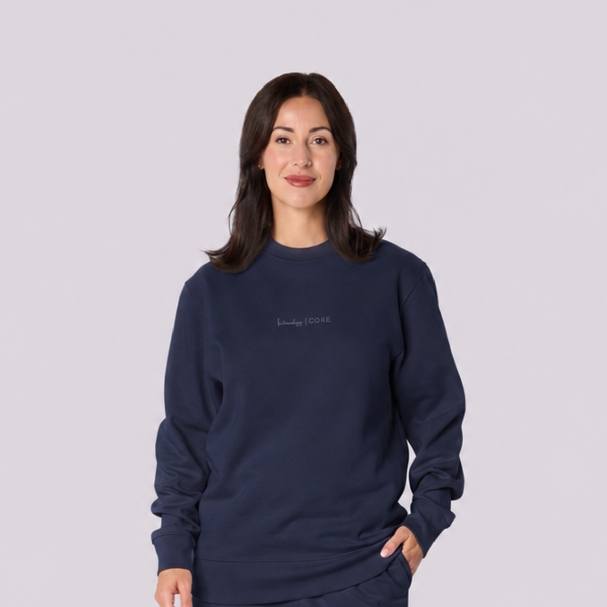 Women’s CORE Organic Cotton Sweatshirt – French Navy