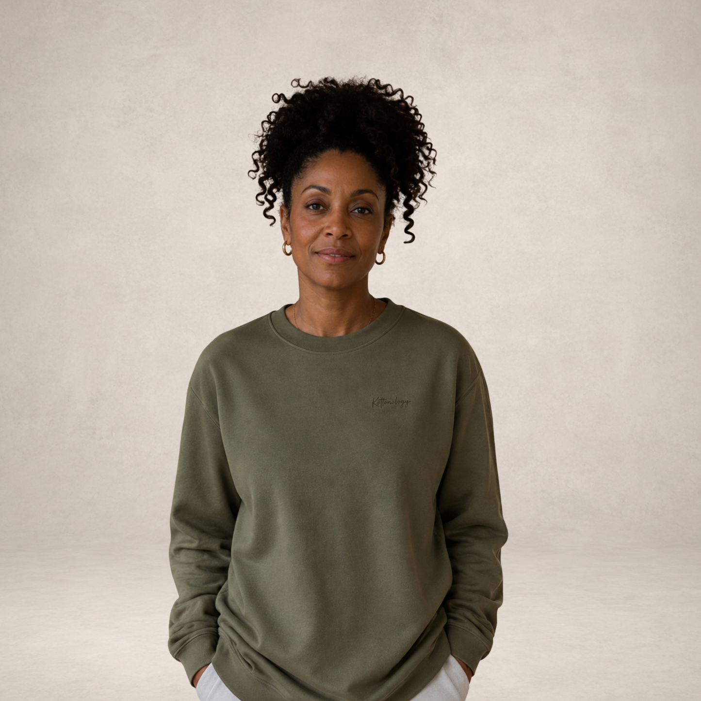 Khaki Kottonology Sweatshirt