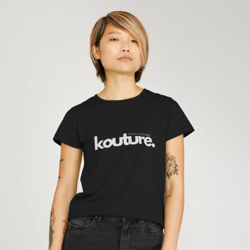 100% Organic Cotton Kottonology T-Shirt in Black