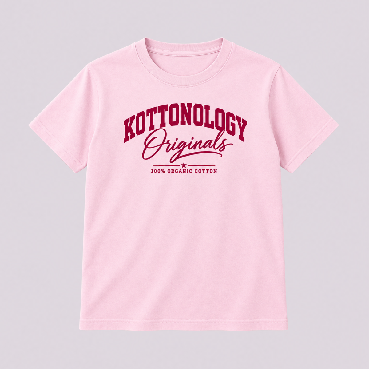 Girls' Pink Organic Cotton Kottonology T-Shirt
