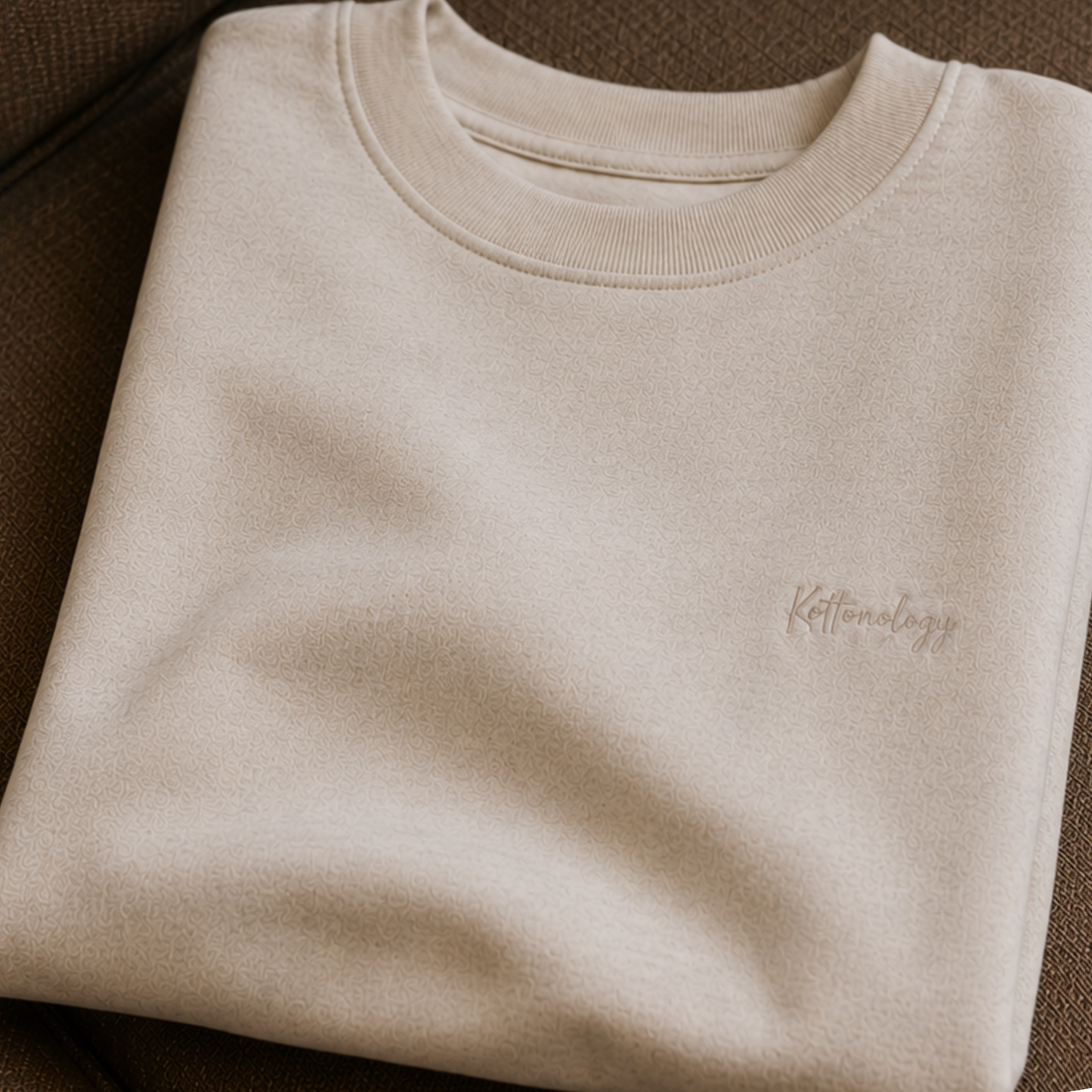 Mens Sweatshirt in Natural Raw