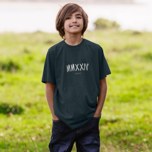 Boys Navy MMXXIV T-Shirt