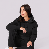 Women’s CORE Organic Cotton Hoodie – Black