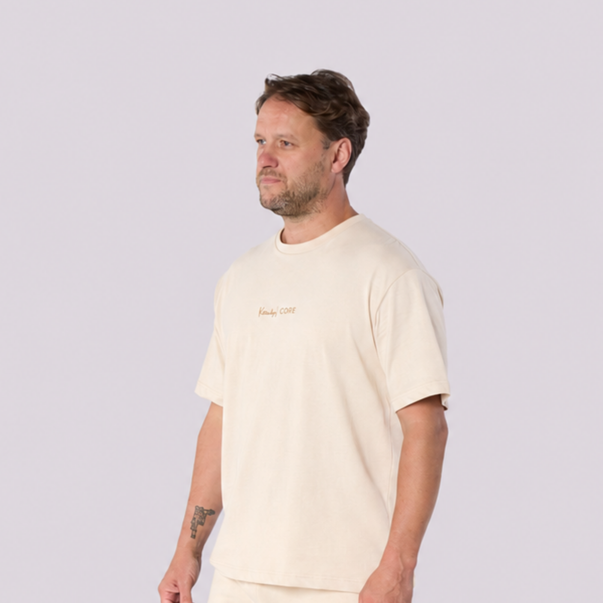 Men’s CORE Organic Cotton T-Shirt – Natural Oat