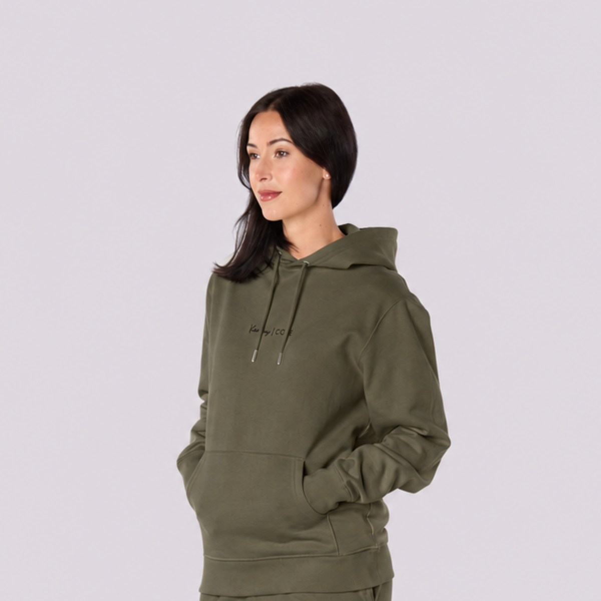 Women’s CORE Organic Cotton Hoodie – Khaki