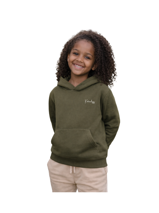 Kids’ Khaki Green Hoodie