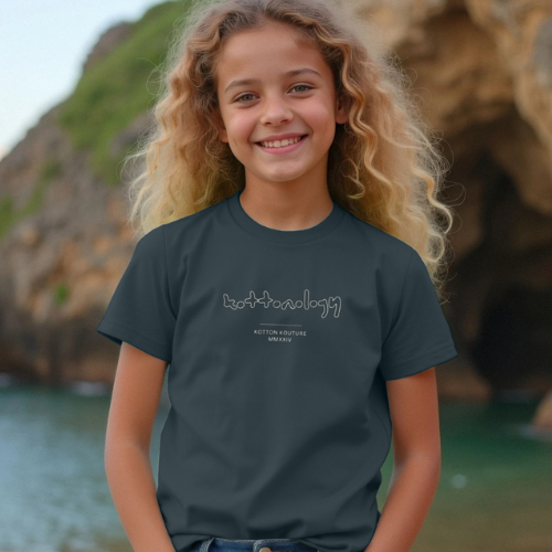 Denim Blue Coloured T-Shirt