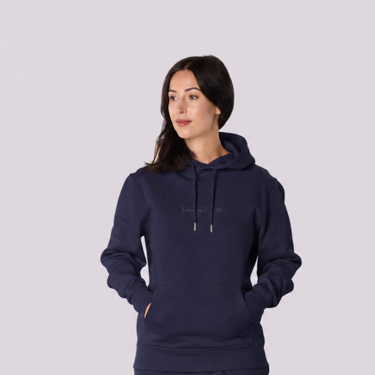 Women’s CORE Organic Cotton Hoodie – French Navy
