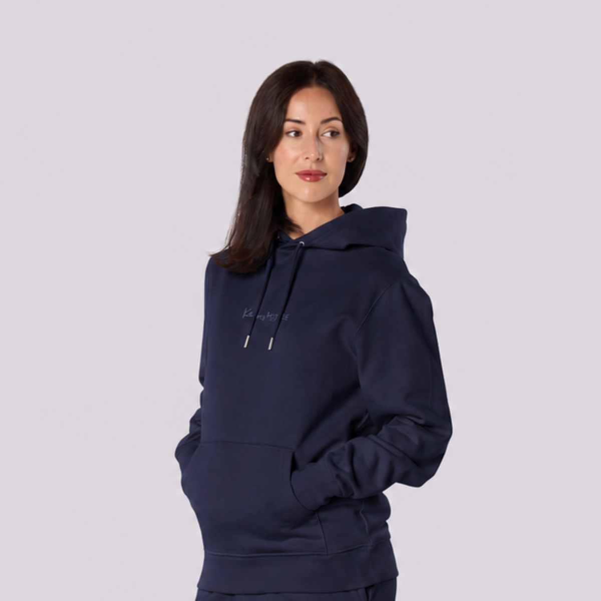 Women’s CORE Organic Cotton Hoodie – French Navy