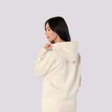 Women’s CORE Organic Cotton Hoodie – Natural Oat