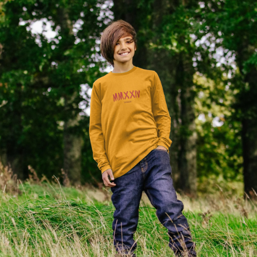 Boys Long Sleeve T-Shirt in Yellow
