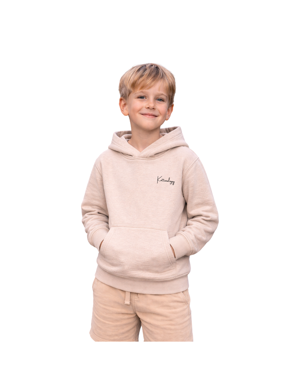 Kids’ Natural Raw Hoodie