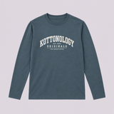 Boys' Blue Organic Cotton Long Sleeve T-Shirt