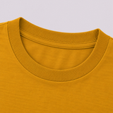 Boys' Deep Yellow Organic Cotton Long Sleeve T-Shirt