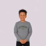 Boys' Grey & Green Organic Cotton Sweatshirt