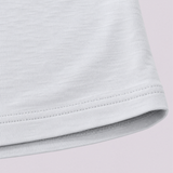 Boys' White Organic Cotton Long Sleeve T-Shirt