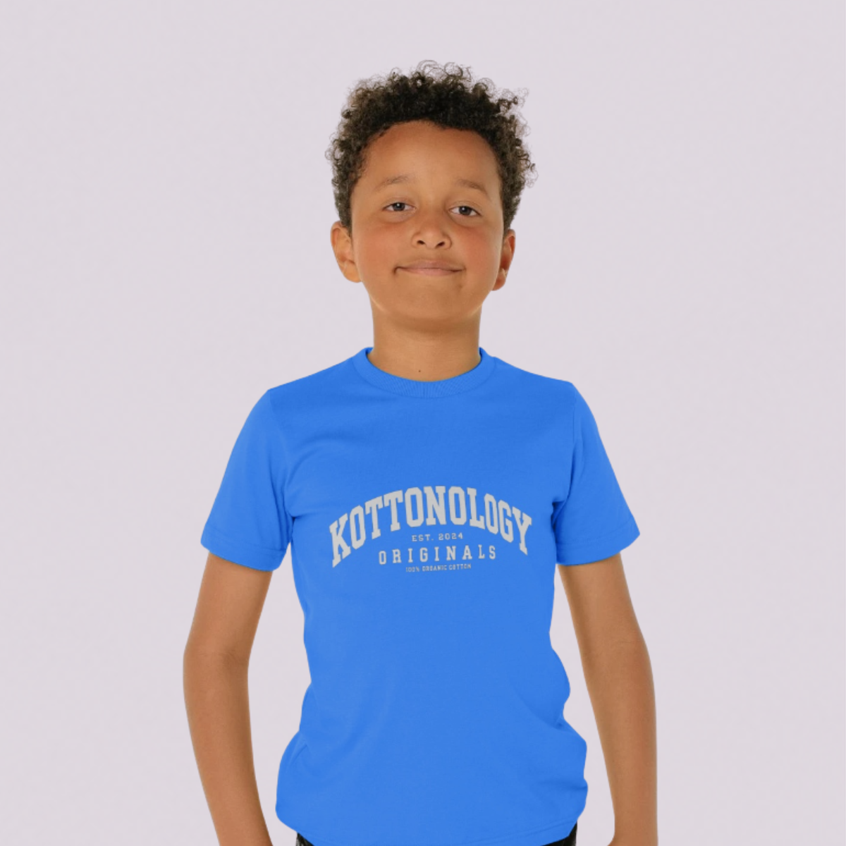 Boys' Blue Organic Cotton Kottonology T-Shirt
