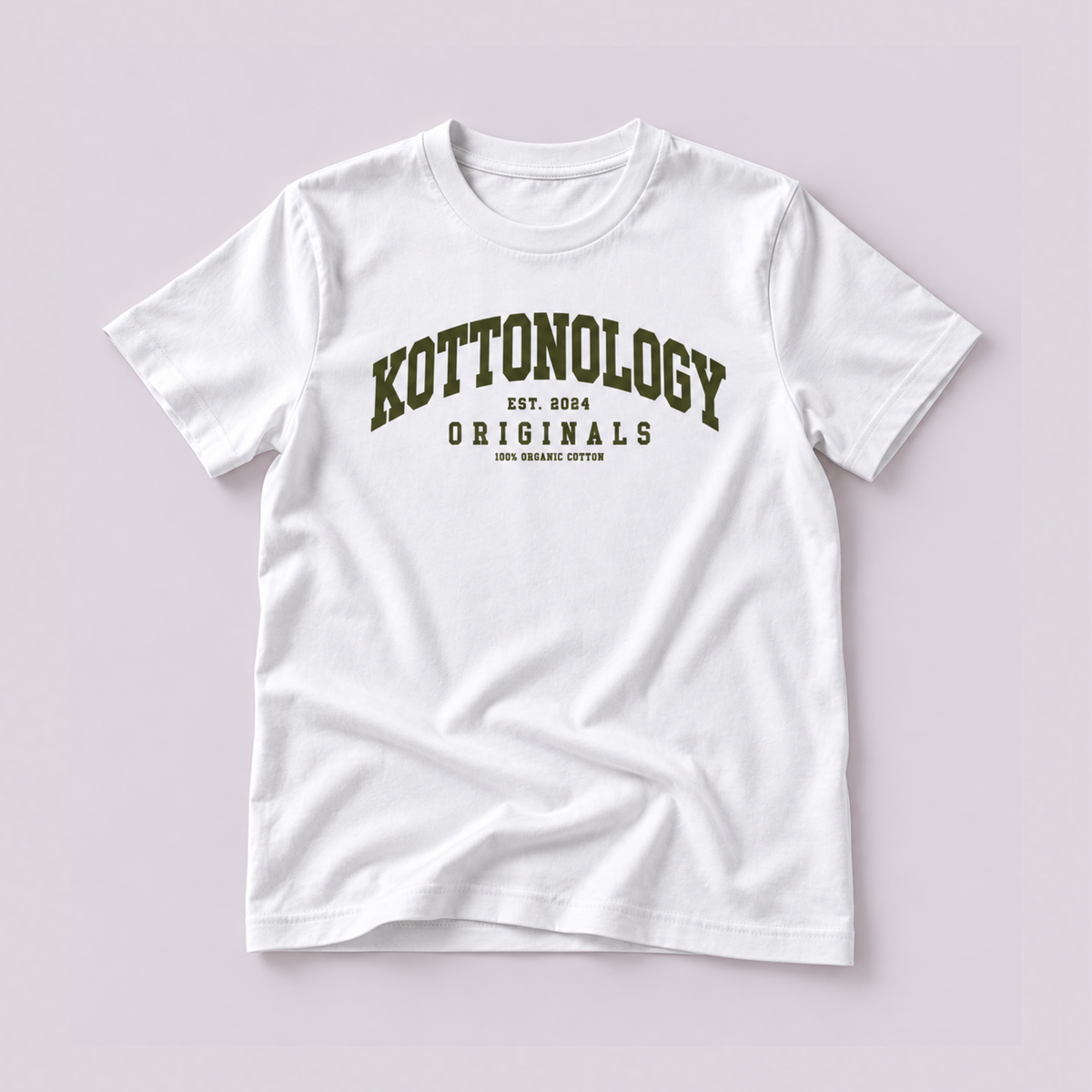 Boys' White Organic Cotton Kottonology T-Shirt