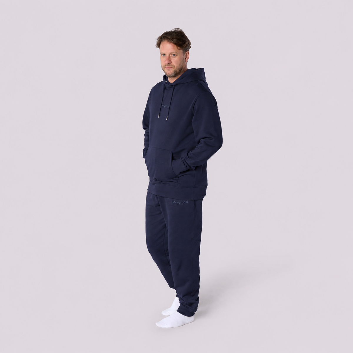 Men’s CORE Organic Cotton Hoodie – French Navy