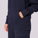 Women’s CORE Organic Cotton Hoodie – French Navy