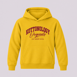 Girls' Deep Yellow Organic Cotton Hoodie