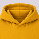 Girls' Deep Yellow Organic Cotton Hoodie