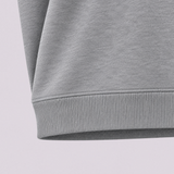 Girls' Grey Red Organic Cotton Hoodie