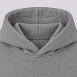 Girls' Grey / White Organic Cotton Hoodie