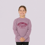 Girls' Mauve Organic Cotton Sweatshirt