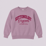 Girls' Mauve Organic Cotton Sweatshirt