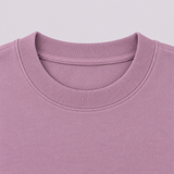 Girls' Mauve Organic Cotton Sweatshirt