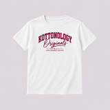 Girls' White Organic Cotton Kottonology T-Shirt