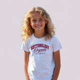 Girls' White Organic Cotton Kottonology T-Shirt
