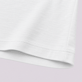 Girls' White/Red Organic Cotton Long Sleeve T-Shirt