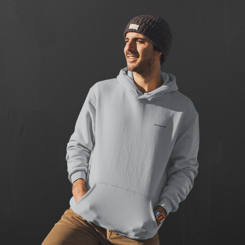 Men’s Heather Grey Hoodie