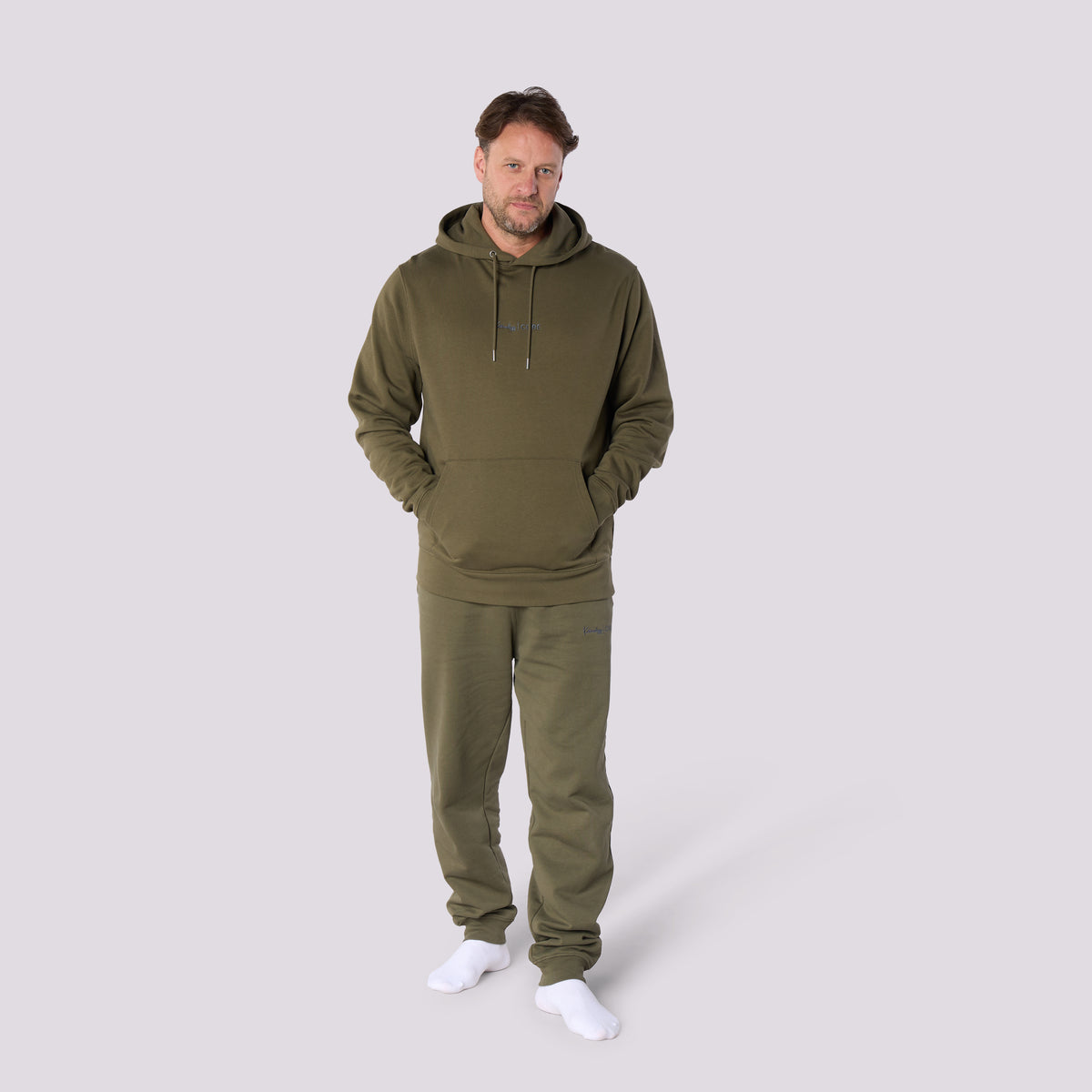 Men’s CORE Organic Cotton Hoodie – Khaki Green