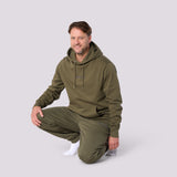 Men’s CORE Organic Cotton Hoodie – Khaki Green