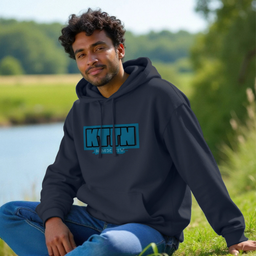 Mens Hoodie in Navy