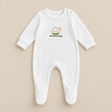 100% Organic Cotton Baby Sleepsuit – Happy Cotton