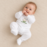 100% Organic Cotton Baby Sleepsuit – Sleepy Cotton