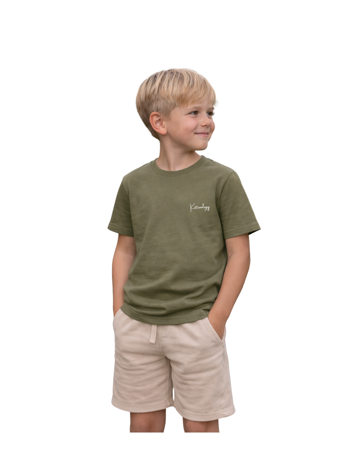 Kids’ Khaki Green T-Shirt