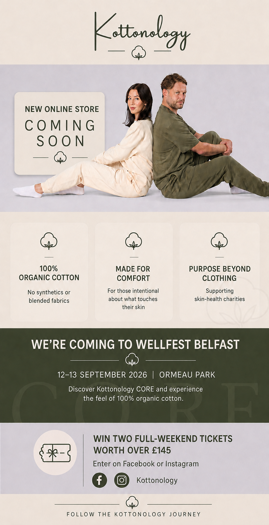 Kottonology online store coming soon and WellFest Belfast information